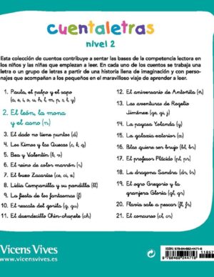EL LEON, LA MONA Y EL ASNO (N) CUENTALETRAS